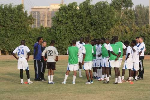 جانب من تدريبات الهلال السوداني