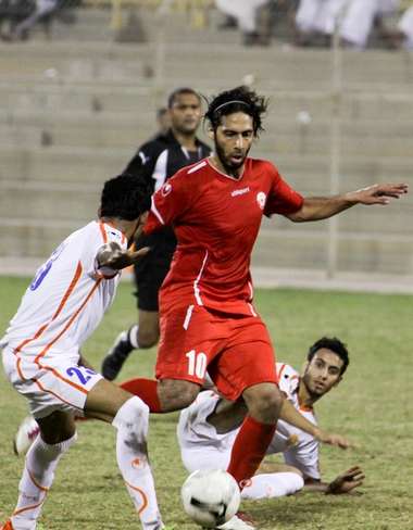من مباراة المحرق و الحاله