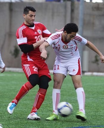 لقطة من المباراة