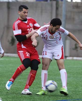 لقطة من المباراة