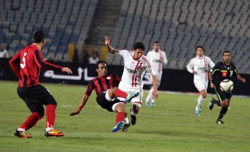 لقطة من المباراة