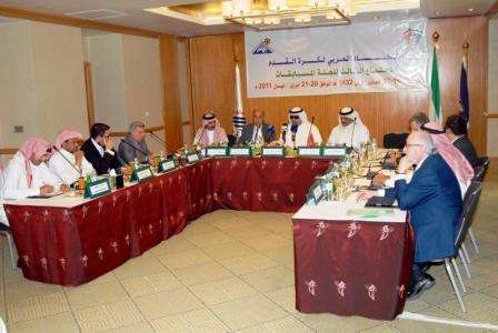 اجتماع سابق للجنة المسابقات بالاتحاد العربي لكرة القدم