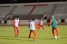 جانب من تدريبات فريق الاتفاق السعودي