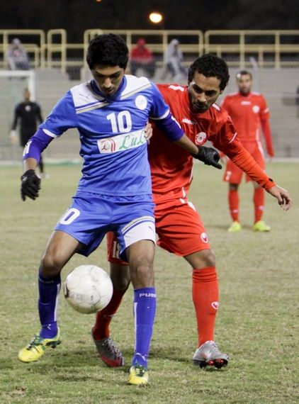 لقطة من المباراة (تصوير: زكي الشيخ)