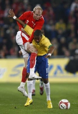 روبينيو خلال المبـــاراة