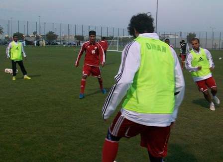 من تدريبات المنتخب العُماني الاولمبي