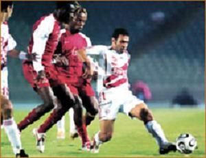 لقطة من مباراة الذهاب 