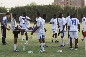 من تدريبات فريق الهلال السوداني