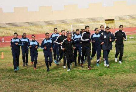 جانب من تدريبات الفيصلي على استاد الامير محمد