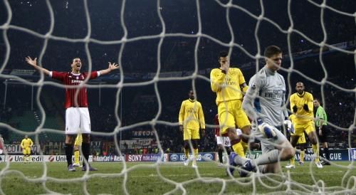 إبراهيموفيتش مهاجم ميلان الإيطالي 