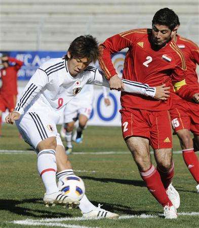 لقطة لمباراة سوريا ضد اليابان