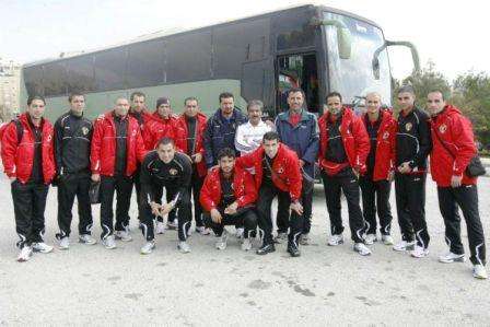 لقطة جامعة لمنتخب الأردن قبل التوجه للإمارات بلحظات