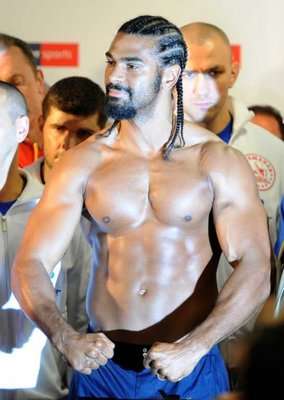 Britain's heavyweight boxing pro David Haye 