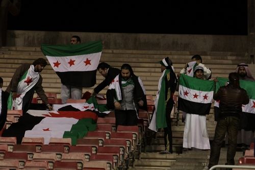جانب من الجماهير السورية