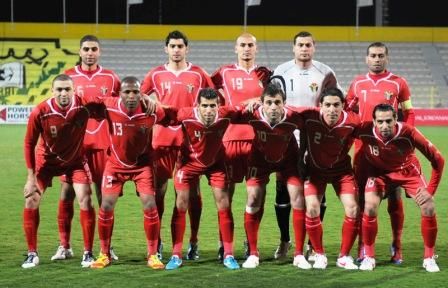 تشكيلة منتخب الأردن التي خاضت لقاء إيران