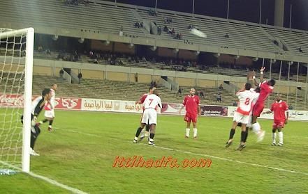 لقطة من مباراة الأتحاد ورفيق 