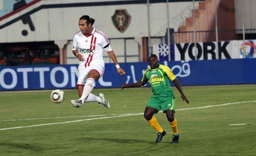 لقطة من المباراة