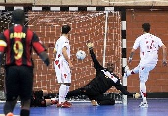 من مباريات دوري الصالات القطري