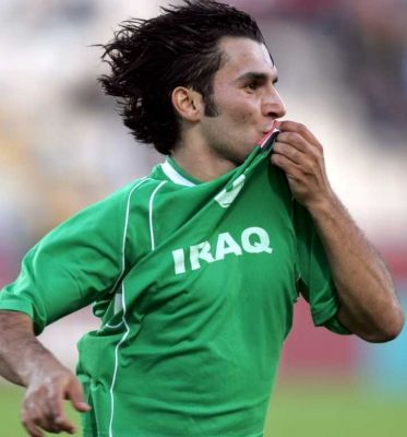 سامر سعيد مجبل سجل هدف العراق على كوريا