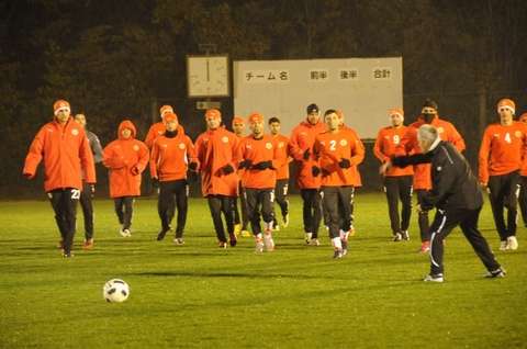 من تمارين المنتخب البحريني الأولمبي اليوم