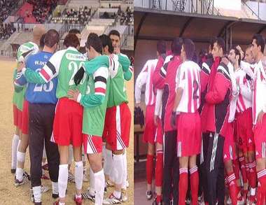 الفاتحة من نجوم الفريقين قبل انطلاقة اللقاء وبعدســة كوورررة