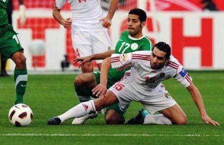 من لقاء الأردن والسعودية بنهائيات آسيا