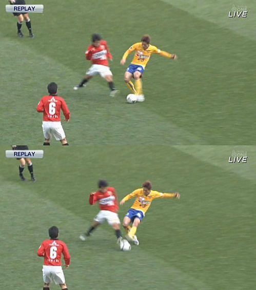 اللقطة التلفزيونية عن كيفية تعرض ناوكي يامادا للإصابة الخطيرة