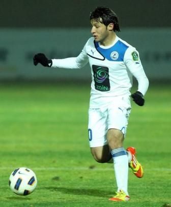 مصعب اللحام سجل هدفا للرمثا