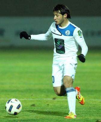 مصعب اللحام سجل هدفا للرمثا