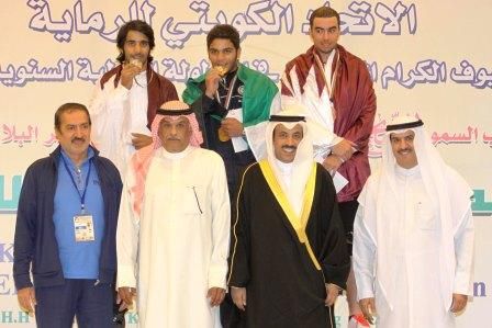 المهندس دعيج العتيبي رئيس الاتحاد العربي للرماية يتوج الفائزين