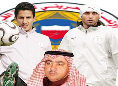 العبدالهادي أرسل خطابا رسميا باسمه يهدد سامي ونواف بالإيقاف في حال مشاركتهم