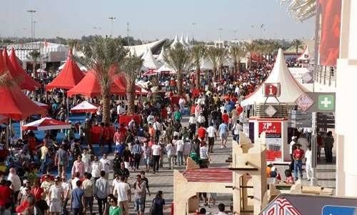 جانب من الحضور الجماهيري عام 2010