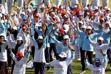 جانب من النشاطات البدنية في إمارة دبي