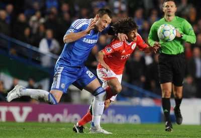 تيري في مباراة بنفيكا