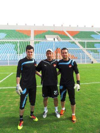 مدرب حراس التحاد مع حاج عثمان ومارديني