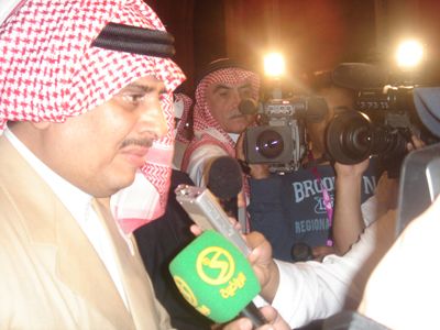 الأمير سلطان بن فهد يتحدث على الهواء مباشرة للرياضية السعودية حال وصوله