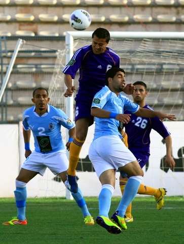 جانب من لقاء الفيصلي واليرموك اليوم 