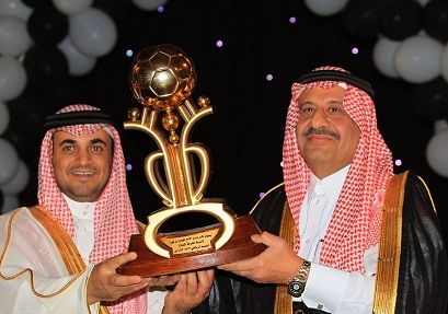 خالد البلطان والرئيس الفخري للنادي الأمير خالد بن سلطان 