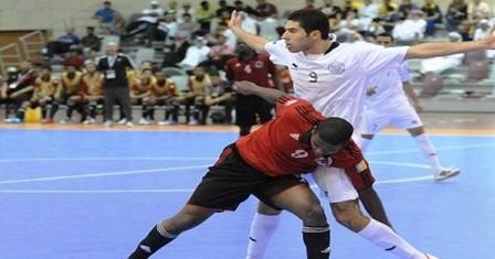 جانب من لقاء السد والريان بدوري الصالات القطري