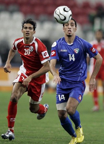  من مبارة عمان والكويت 