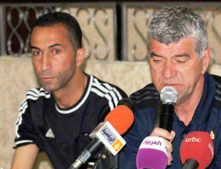 برانكو ورأفت علي يتحدثان في المؤتمر الصحفي