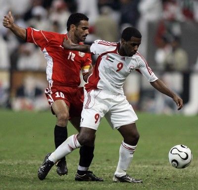 جانب من لقاء منتخبي اليمن والأمارات