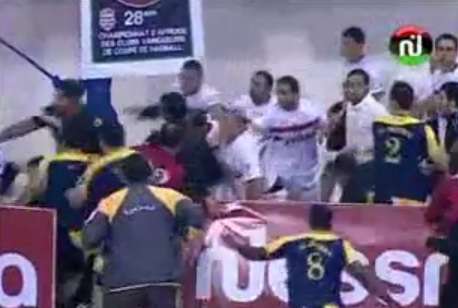 اشتباكات ما بعد المباراة