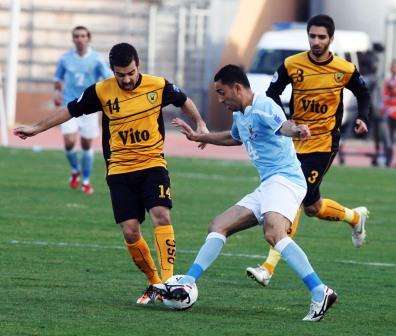 من لقاء الفيصلي والقادسية الكويتي بالبطولة