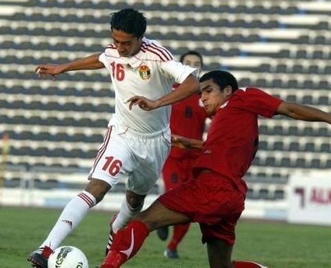 لقطة من إحدى لقاءات الأردن بتصفيات آسيا 