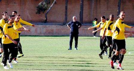 من تدريبات منتخب الأردن اليوم