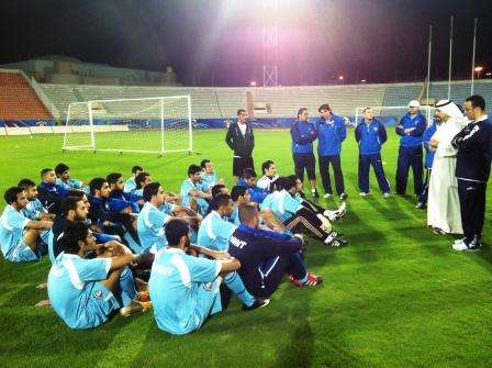 لاعبو منتخب الكويت يتجمعون اليوم استعدادا لمواجهة ريال مدريد