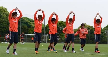 تدريبات أولمبي الياباني في محافظة شيبا اليابانية