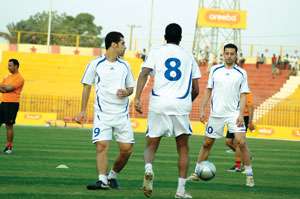  الاسماعيلى يتدرب في ملعب المريخ