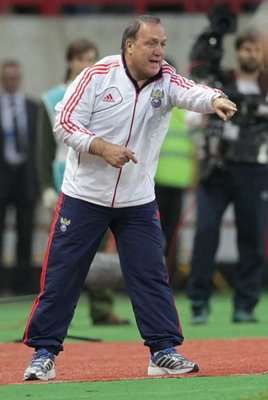 Dick Advocaat, of Russian team